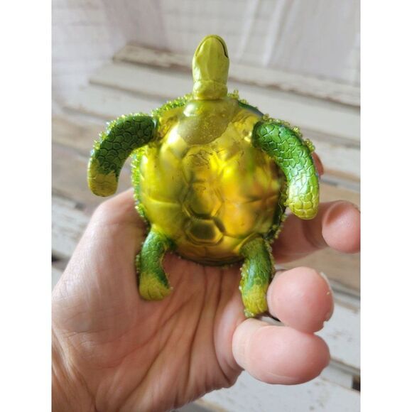 Green sea turtle ornament ocean sea life Xmas tree - Picture 7 of 9